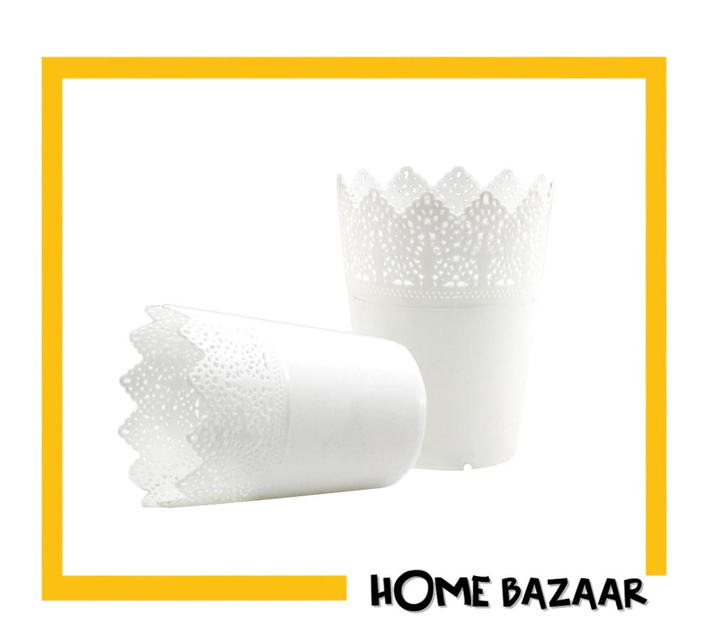 topf spitze white 9 x 6.8 x 12 cm